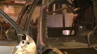 Кузовной ремонт ВАЗ 2109 боковой удар - банан .Финиш.Рихтовка BODY REPAIR