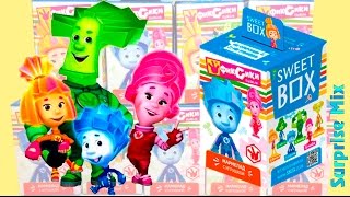 ФИКСИКИ от СВИТ БОКС - НОВИНКА 2017 Коробочки СЮРПРИЗЫ Игрушки / FIXIKI Sweet Box SURPRISES Unboxing