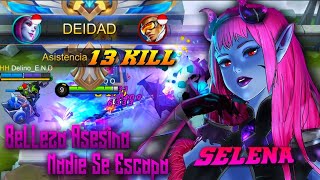 SELENA TOP GLOBAL JUEGA ASI,HACE INSTA KILLS BRUTALES ? | SEASON 15 | MOBILE LEGENDS ESPAÑOL