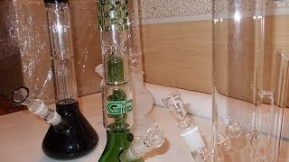 Бонги в России на 24au.ru Frost Perc Bong "BIG Collateral Damage" double Percolator cooling system