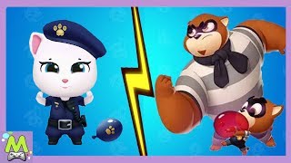 Говорящий Том Сила Всплеска/Talking Tom Splash Force.Победа над Енотами уже Близко.Мульт Игра
