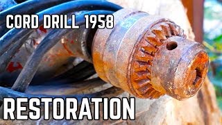 Vintage Cord Drill Restoration 1958's USSR, Tomsk