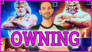 ?⚡ OWNING Kronos & ZEUS for 20 Minutes? ✦ Which is Better?? ✦ Slot Machine Fruit Machines w Brian