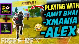 Squad Gameplay With Amit Bhai 27 Kills Gameplay- Squad Gameplay By Romeo- Free Fire?