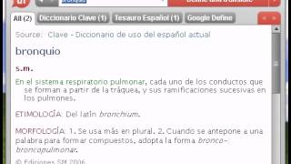 Definición de bronquio