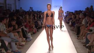 Models walk the runway at Caffe Swimwear - MBFW Miami Swi...