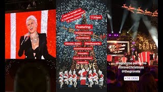 AGNEZ MO performs at California Christmas At The Grove LA
