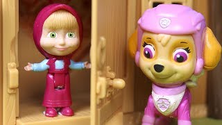 Paw Patrol Toys Episodes ❤ Chase and Skye rescue Masha with car