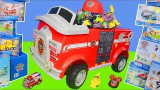 Patrulla canina juguetes Bombero Marshall, Chase, Ryder, Skye & Rubble - Paw Patrol toys