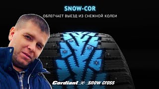 Зимняя резина Cordiant snow cross 1й ТеСт
