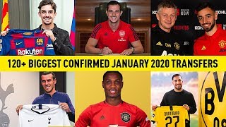 120+ ALL CONFIRMED JANUARY 2020 TRANSFERS?✅ | w/ TRINCAO, CEDRIC, IGHALO, EMRE CAN & BRUNO FERNANDES