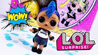 Мальчик ЛОЛ Панк Бой найден. Огромная коробка LOL конфетти второй волны. Ищем золотые шарики ЛОЛ.