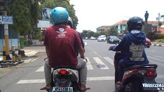Travel trip to jl A yani on kota kudus city. Perjalanan blusukan tour motor. Travel vlog. motovlog.