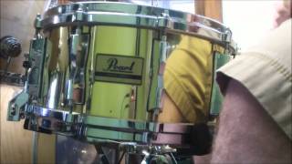 Pearl 6.5x14 B-414D Brass Snare Drum