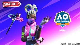 COMMENT OBTENIR UN SKIN EXCLUSIF (BOMBEUSE) + PIOCHE GRATUITEMENT GRACE A AO SUMMER SMASH FORTNITE