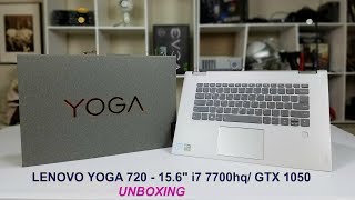 Lenovo Yoga 720  4k i7 7700HQ / GTX 1050 2 GB 2 in 1 Gaming Notebook- UNBOXING