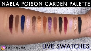 NABLA POISON GARDEN PALETTE LIVE SWATCHES I Futilities And More