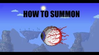How to summon Eye of Cthulhu in terraria 2018