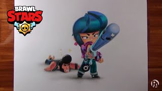 Dibujando a BIBI de Brawl Stars | PatrickART