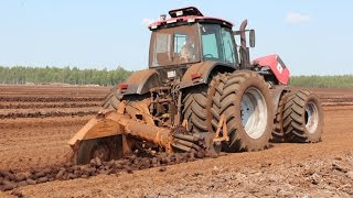 Peat machine for peat harvesting - Машина для добычи кускового торфа