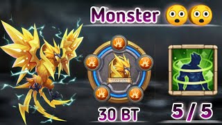 Lazulix | 30 BT | 5/5 Holy Conviction | 59 Destiny | 9 Revive | Monster GamePlay | Castle clash