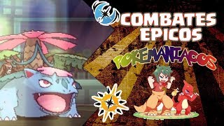 COMBATES ÉPICOS DE POKEMANIACOS | MEGA VENUSAUR SE LA SACA! | POKEMON ULTRASOL & ULTRALUNA