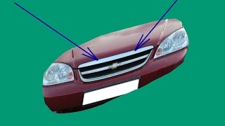 Шевроле лачетти как снять накладку капота