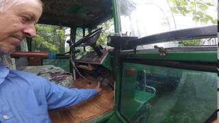 Переломка, мини трактор самодельный двигатель Т-40/ Homemade mini tractor
