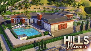 HILLS MANOR | 4 Bdr + 4 Bth | The Sims 4 Speed Build
