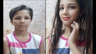 Boy to Girl Makeup Transformation !!!
