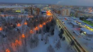 Аэросъёмка в - 40   Надым