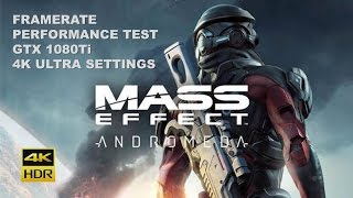 Mass Effect Andromeda|4K Frame-Rate Performance Test|GTX 1080Ti