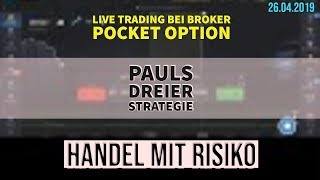 Live Trading Bei Broker Pocket Option | Pauls Dreier Strategie