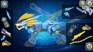 Мультик игра Робот лев (Assembling machine lion)