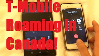 T-Mobile "Mobile without Borders": International Roaming in Canada! (FULL TEST Call/Text/Web!)