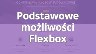 Kurs Bootstrap 4 - od podstaw - Layout strony - przydatne techniki | Flexbox ▶strefakursow.pl◀