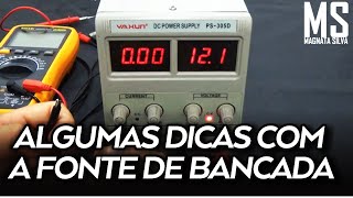 Fonte De Bancada |  Algumas Dicas  Para  Iniciantes