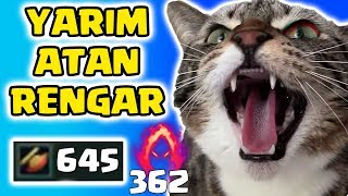 650 AD 360 STACK KARA HASAT RENGAR!! TEK ATTIK HEPSİNE TEK TEK! RENGAR NEDEN BUFF RITO? | KFCEatbox