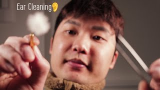Cleaning Your BIG EARWAX? ASMR