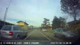 Pirata della strada in via San Michele a Brugnera