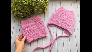 Шапка "КОШКА" крючком//Hat "CAT" crochet// Часть - 1