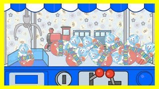 Синий трактор едет и везет сюрпризы Маша и Медведь Мультик про машинки для мальчиков