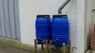 Instalación de depósitos para recoger agua de lluvia - Bricomanía