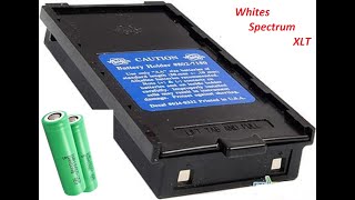 Whites Spectrum XLT переделка на аккумуляторы 18650