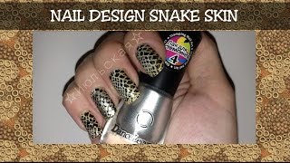 Стемпинг дизайн ногтей "Змеиная кожа" / Stamping Nail Design " Snakeskin "/Градиент