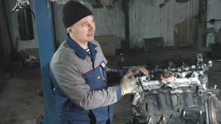 Снятие и разборка двигателя на Опель Вектра DTI