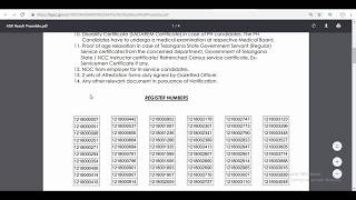 TSPSC ASO MPSO 2018 Results Out | Smart Way To Learn