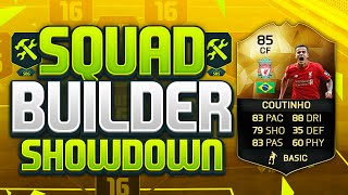 FIFA 16 SQUAD BUILDER SHOWDOWN!!! INFORM COUTINHO!!! Longshot Beast IF Coutinho Squad Duel