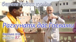 Берега Радха Кунды. Рагхунатх дас Госвами. Видео № 87. Сандхья-аватар д. 2019.11.11