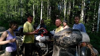 Киселевск - Прокопьевск - Село Томское - река Уксунай - река Зауда - Киселевск на квадроциклах 2016